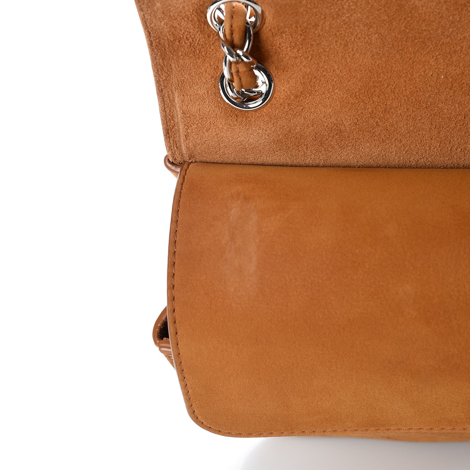 Chanel Nubuck Bull Jumbo Double Flap Camel 16 of 18
