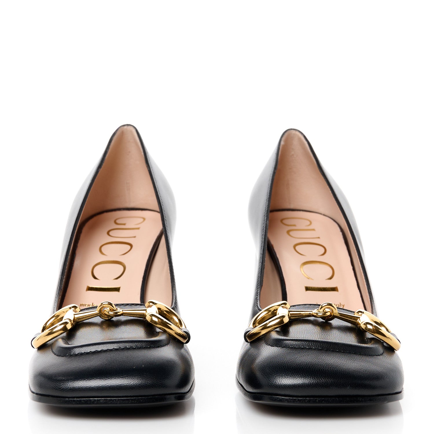 Gucci Malaga Kid Horsebit 75mm Pumps 39 Black 2 of 10