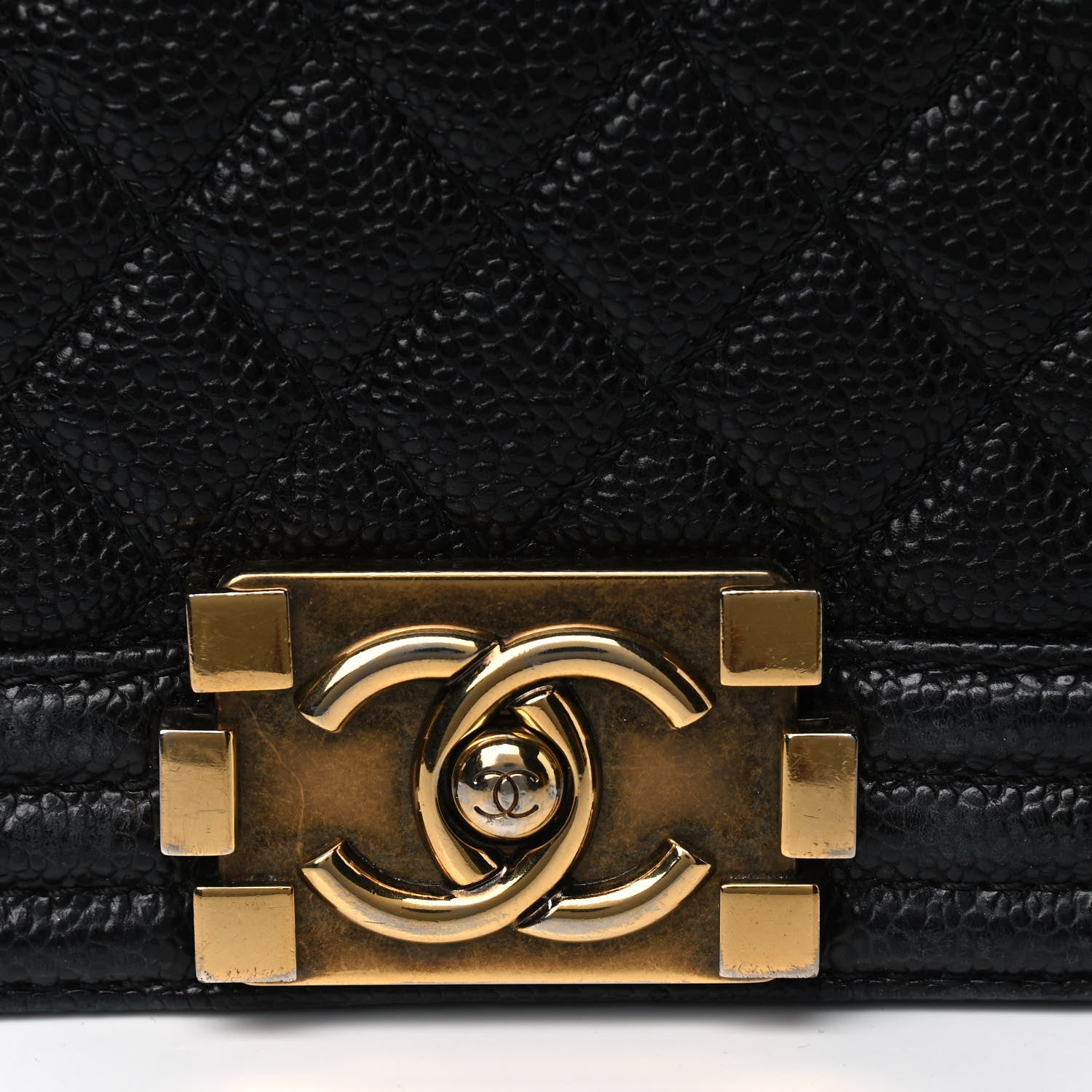 Chanel Caviar Quilted Large Boy Flap Black 10 of 10
