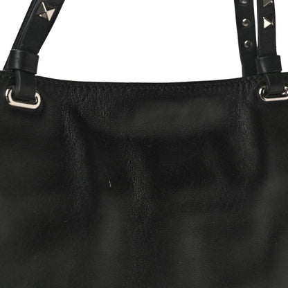 Valentino Garavani Vitello Medium Rockstud Tote Black 11 of 11