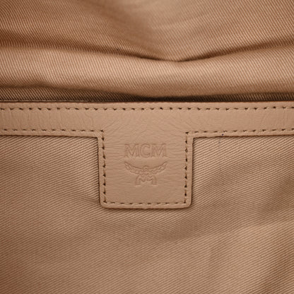 MCM Visetos Stark Belt Bag Beige 6 of 13