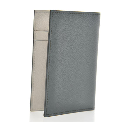 Hermes Evercolor MC2 Euclide Card Holder Case Vert Amande Gris Perle 3 of 7
