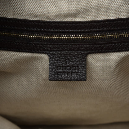 Gucci Monogram Medium Diana Bamboo Shoulder Bag Dark Brown 6 of 7