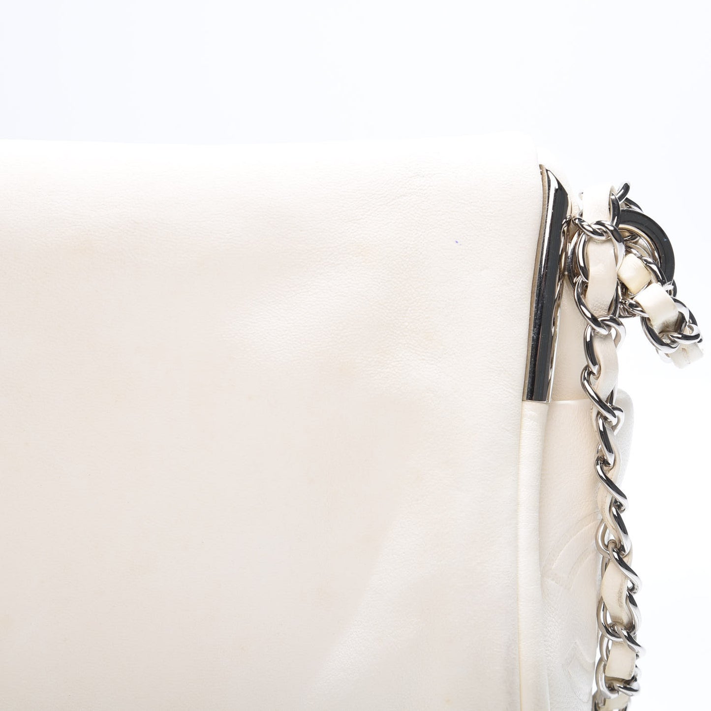 Lambskin Small Ultimate Soft Tote Ivory