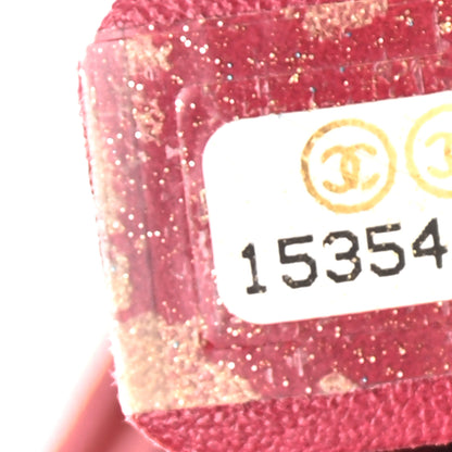 Chanel Lambskin Vertical Stitch Jumbo Single Flap Dark Red 7 of 10