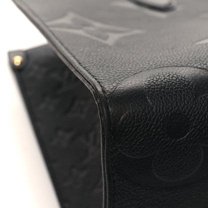 Louis Vuitton Empreinte Monogram Giant Onthego MM Black 10 of 12