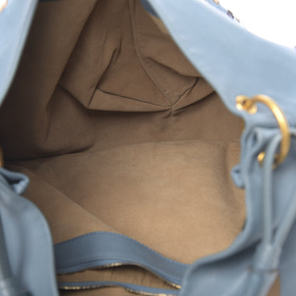 Bottega Veneta Nappa Intrecciato Aquilone Fortune Cookie Hobo Blue 5 of 12