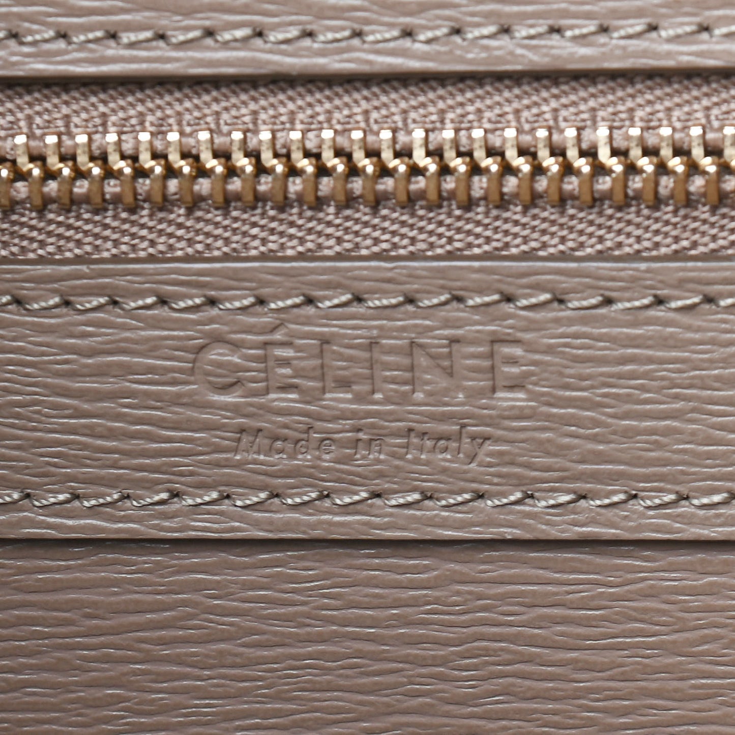 Liege Calfskin Small Vertical Cabas Taupe