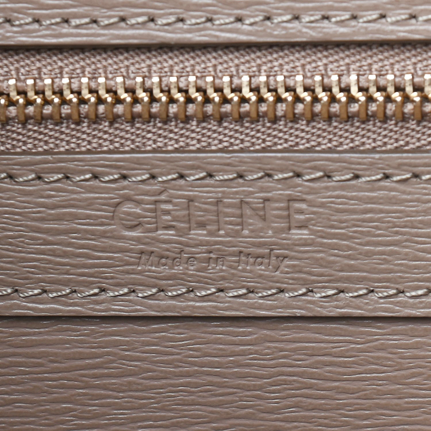 Celine Liege Calfskin Small Vertical Cabas Taupe 5 of 8