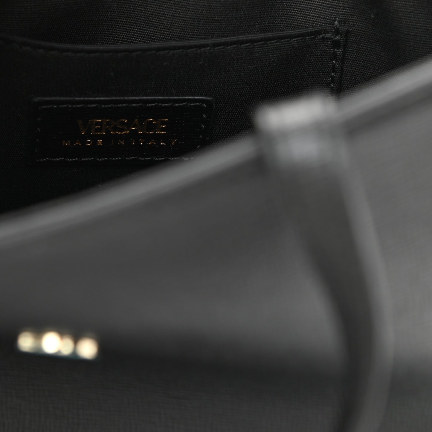Saffiano Virtus Top Handle Shoulder Bag Black