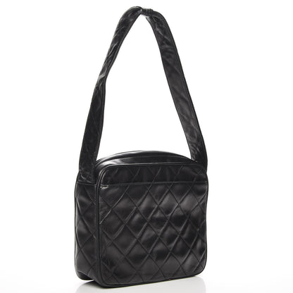 Chanel Lambskin Quilted Small Shoulder Bag Black 3 of 8