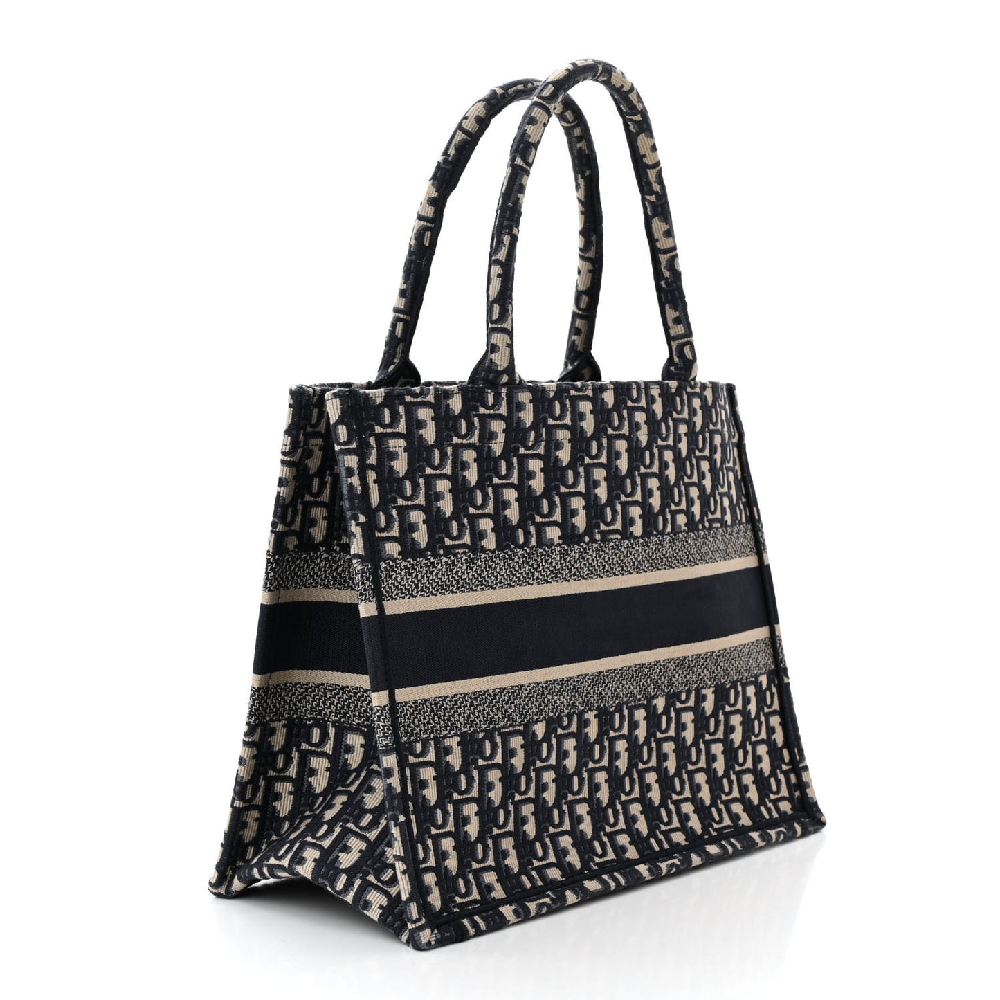 Oblique Medium Book Tote Blue Multicolor