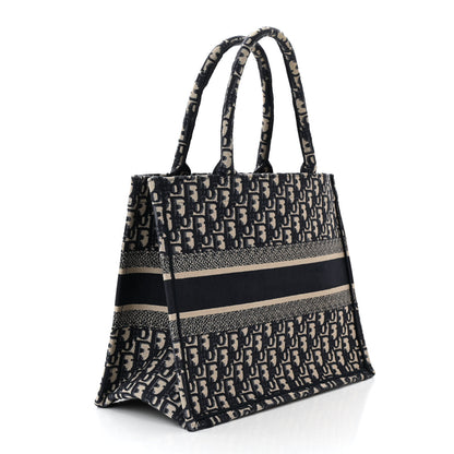 Christian Dior Oblique Medium Book Tote Blue Multicolor 3 of 10