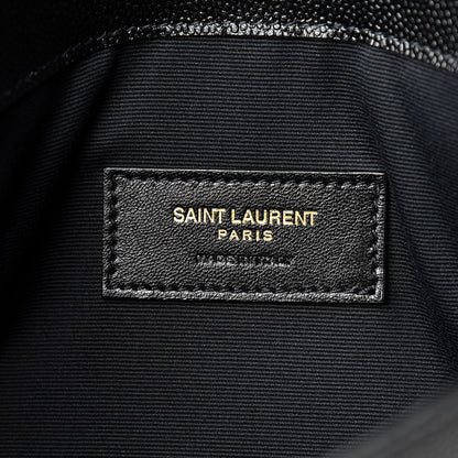 Saint Laurent Grain De Poudre Uptown Pouch Black 6 of 8