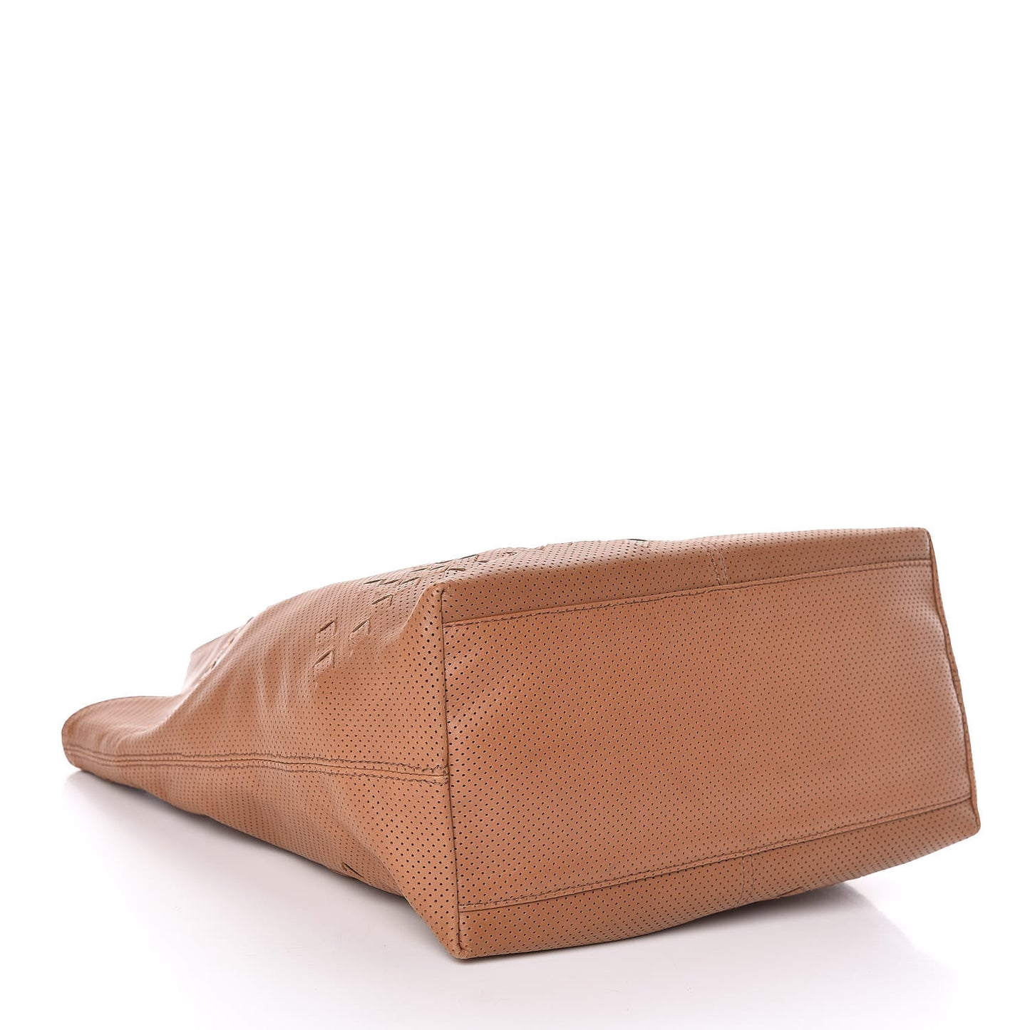 Nappa Intrecciato Perforated Regent Tote Noce