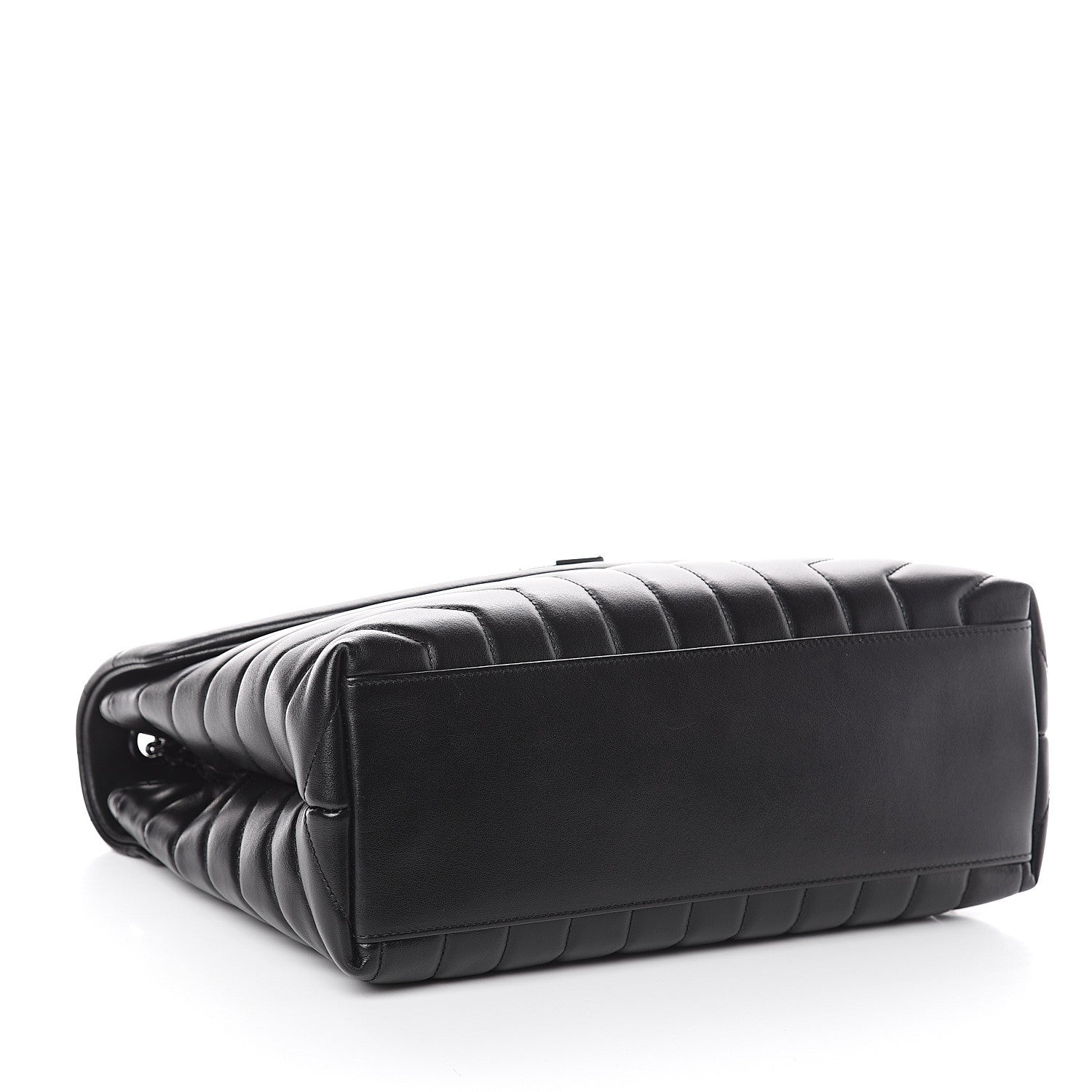 Saint Laurent Calfskin Y Quilted Monogram Medium Loulou Chain Satchel Black 3 of 8