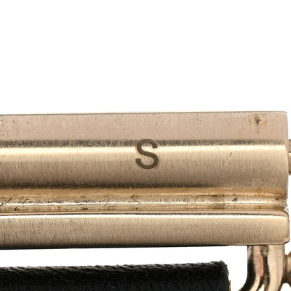 Chanel Calfskin CC Wide Cuff S Black Gold 5 of 11