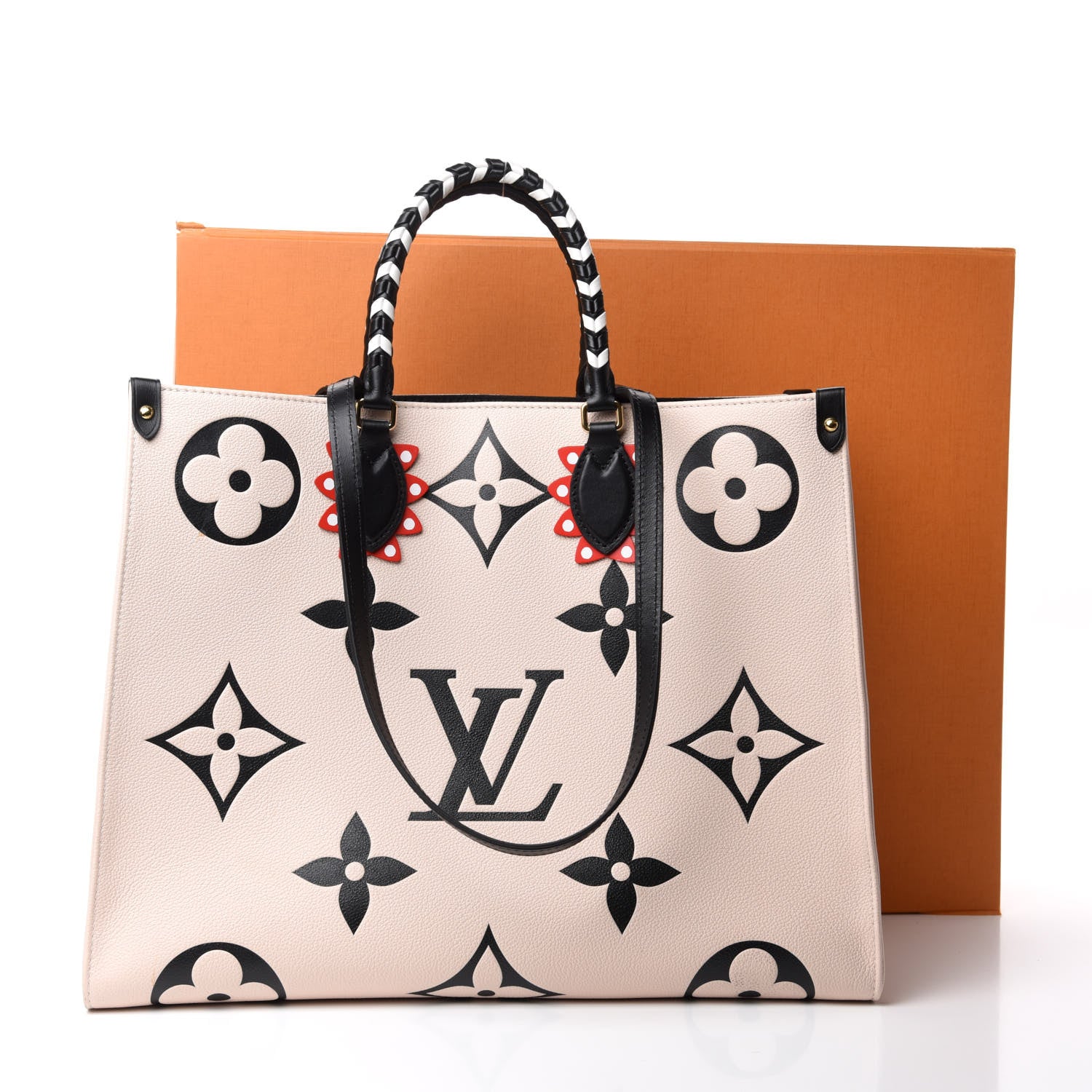 Louis Vuitton Empreinte Monogram Giant Crafty Onthego GM Creme Black 13 of 13