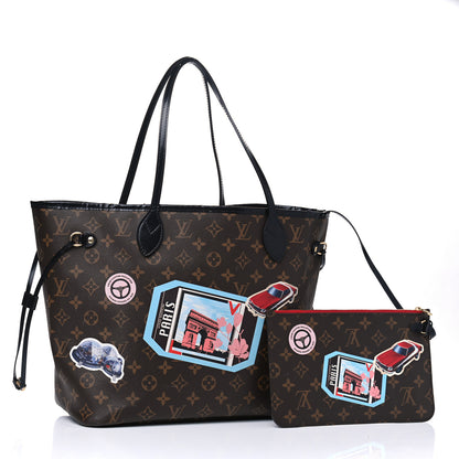Louis Vuitton Monogram World Tour Neverfull MM 3 of 10