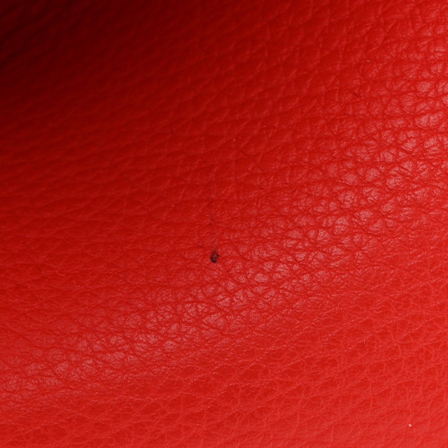 Crisped Calfskin Small Tie Knot Tote Vermillion