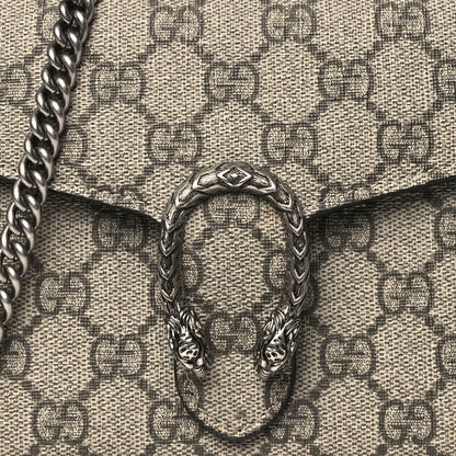 Gucci GG Supreme Monogram Mini Dionysus Chain Wallet Beige Black 8 of 10