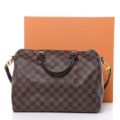 Louis Vuitton Damier Ebene Speedy Bandouliere 30 17 of 18