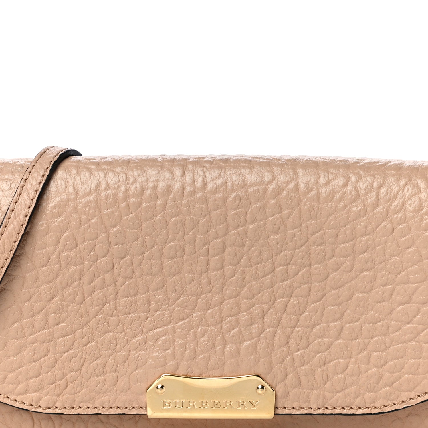 Burberry Signature Grain Small Madison Chain Clutch Pale Apricot 7 of 12