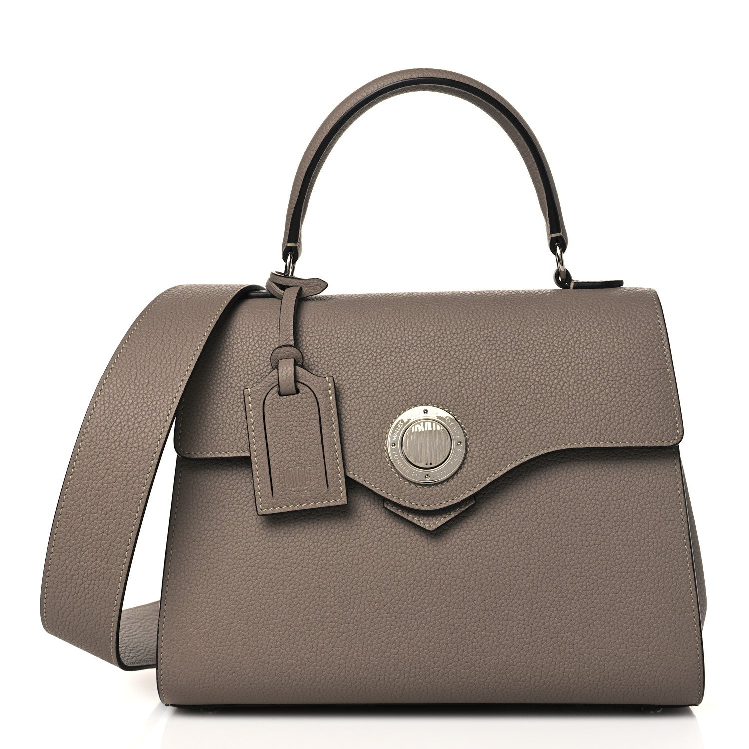 Moynat Taurillon Blush Voyage PM Tourterelle 2 of 10