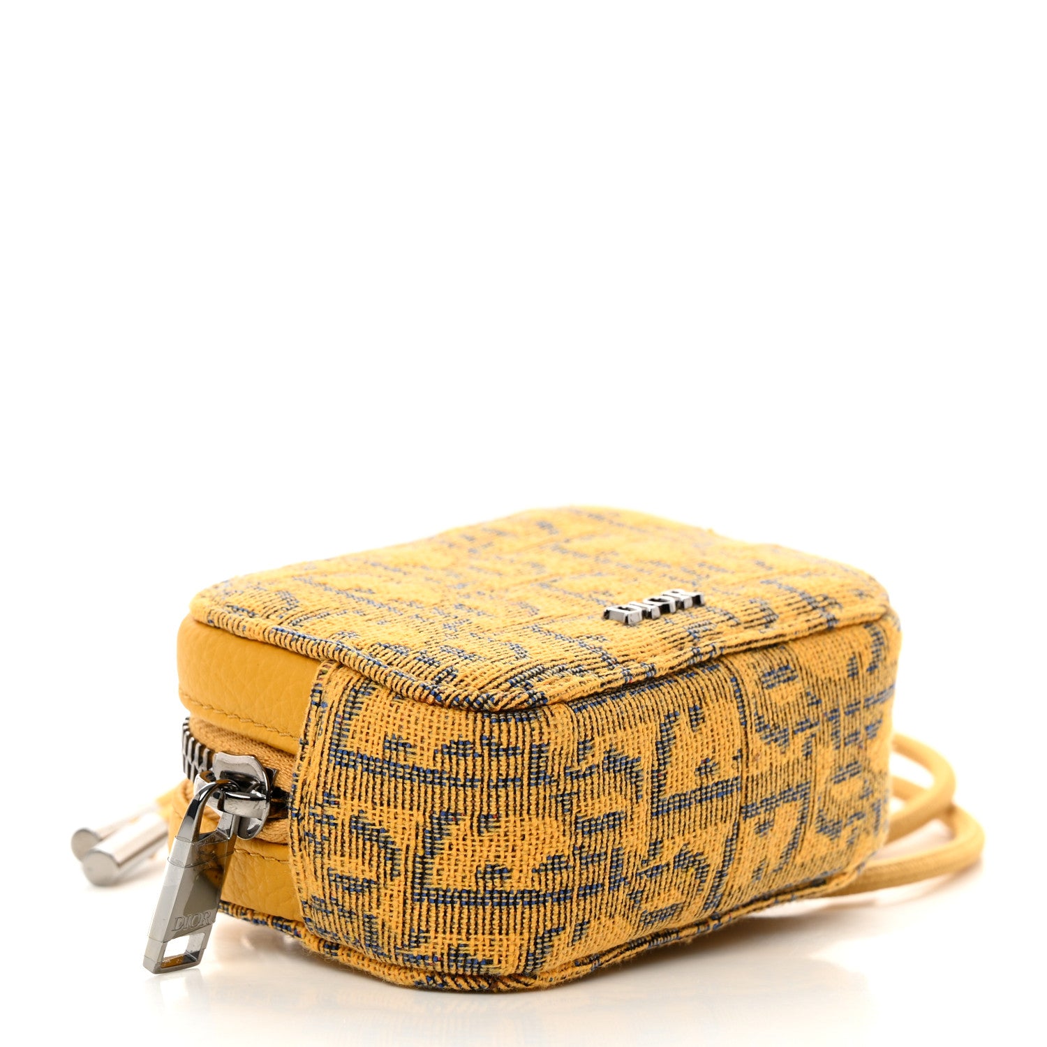Christian Dior Oblique D-Touch Nano Horizontal Pouch Beige Yellow 4 of 8