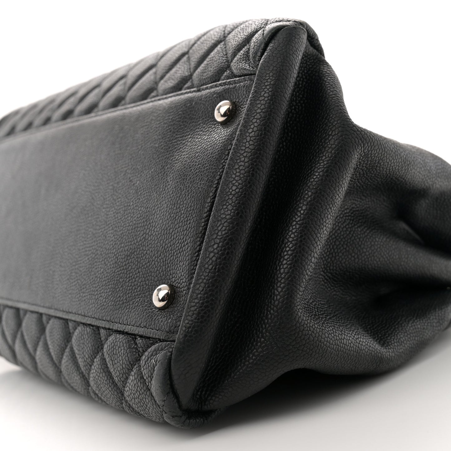 Caviar Quilted Large Just Mademoiselle Black