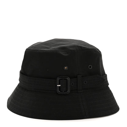 Burberry Cotton Gabardine Bucket Hat L Black 1 of 10