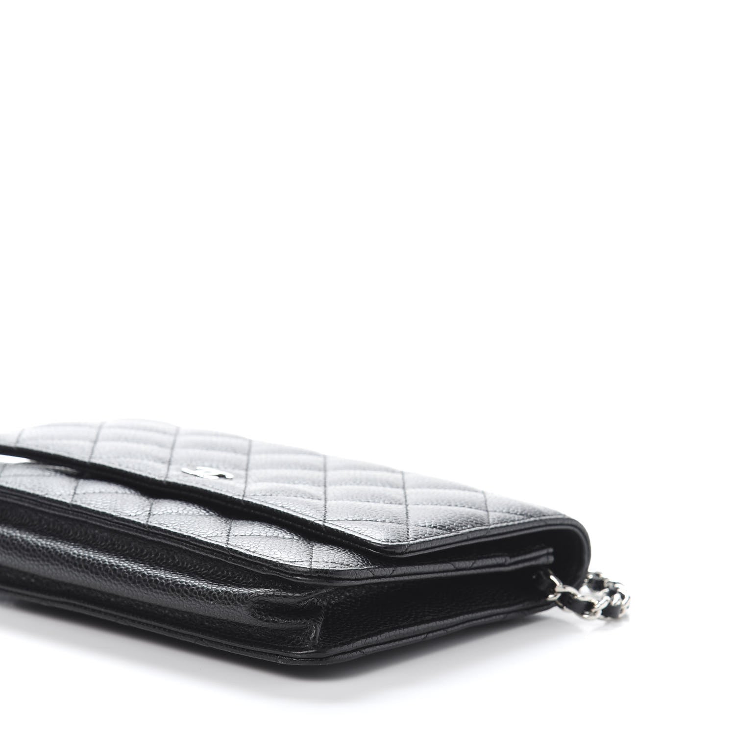 Chanel Caviar Quilted Wallet On Chain WOC Black 9 of 11