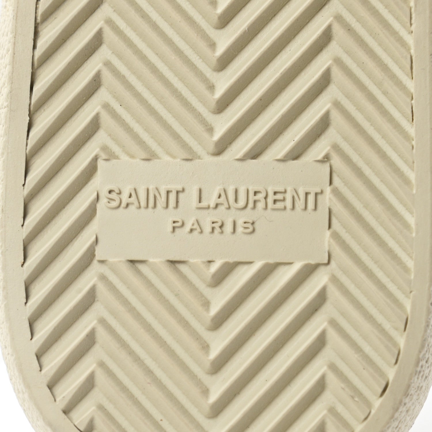 Saint Laurent Calfskin Embroidered Mens Court Classic Sneakers 38 White Pink 5 of 7