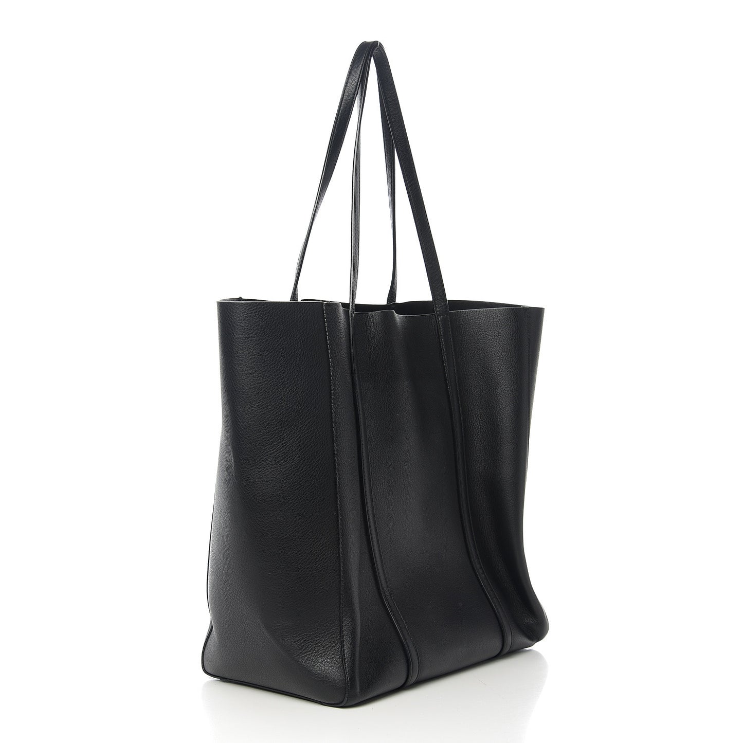 Pebbled Calfskin Small Everyday Tote Black