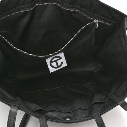 Telfar Vegan Leather Large Shopping Bag Black 5 of 10