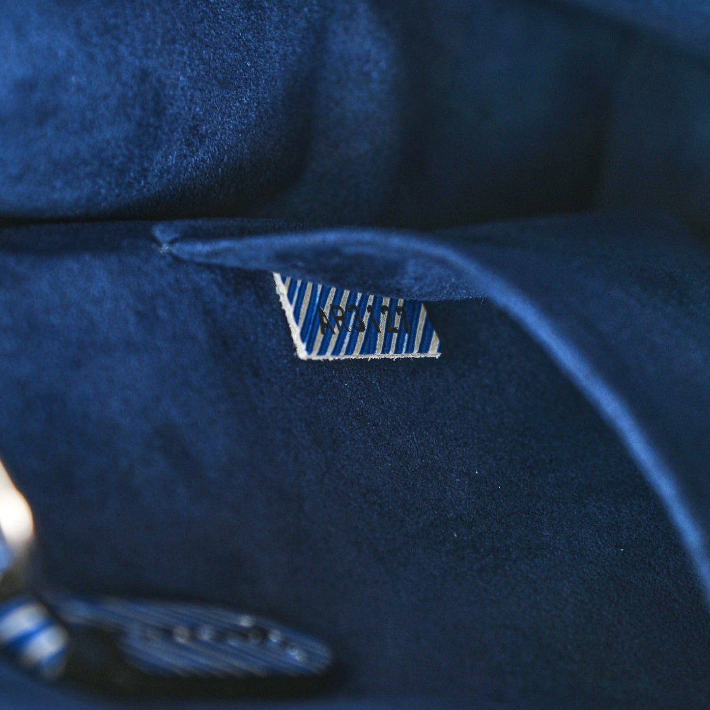 Epi Pins Twist Tote Denim Light