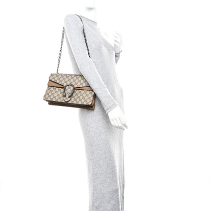 Gucci GG Supreme Monogram Small Dionysus Shoulder Bag Taupe 2 of 11