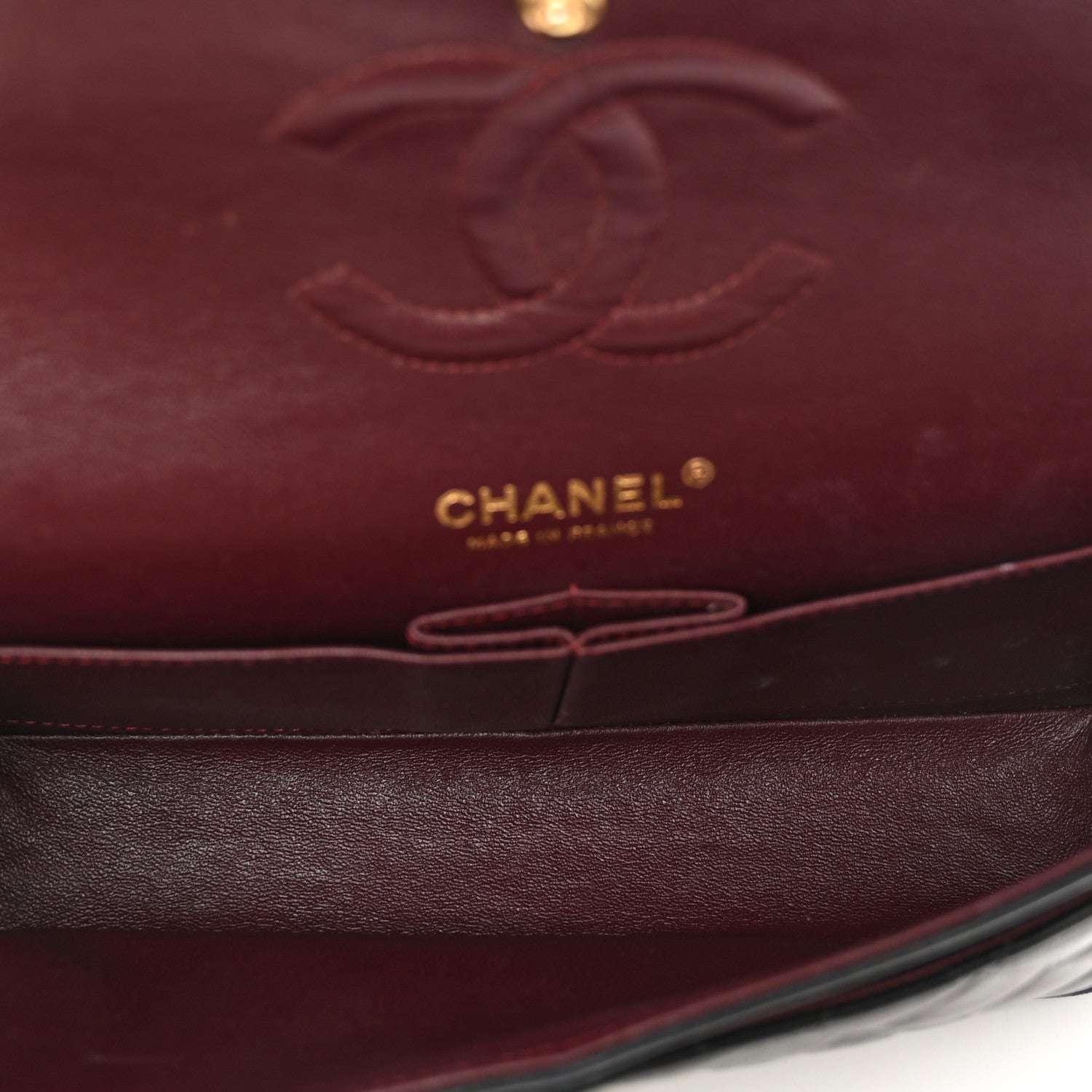 Chanel Lambskin Quilted Medium Double Flap Black 6 of 11