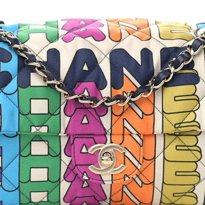 Chanel Printed Silk CC Small Single Flap Multicolor 8 of 11