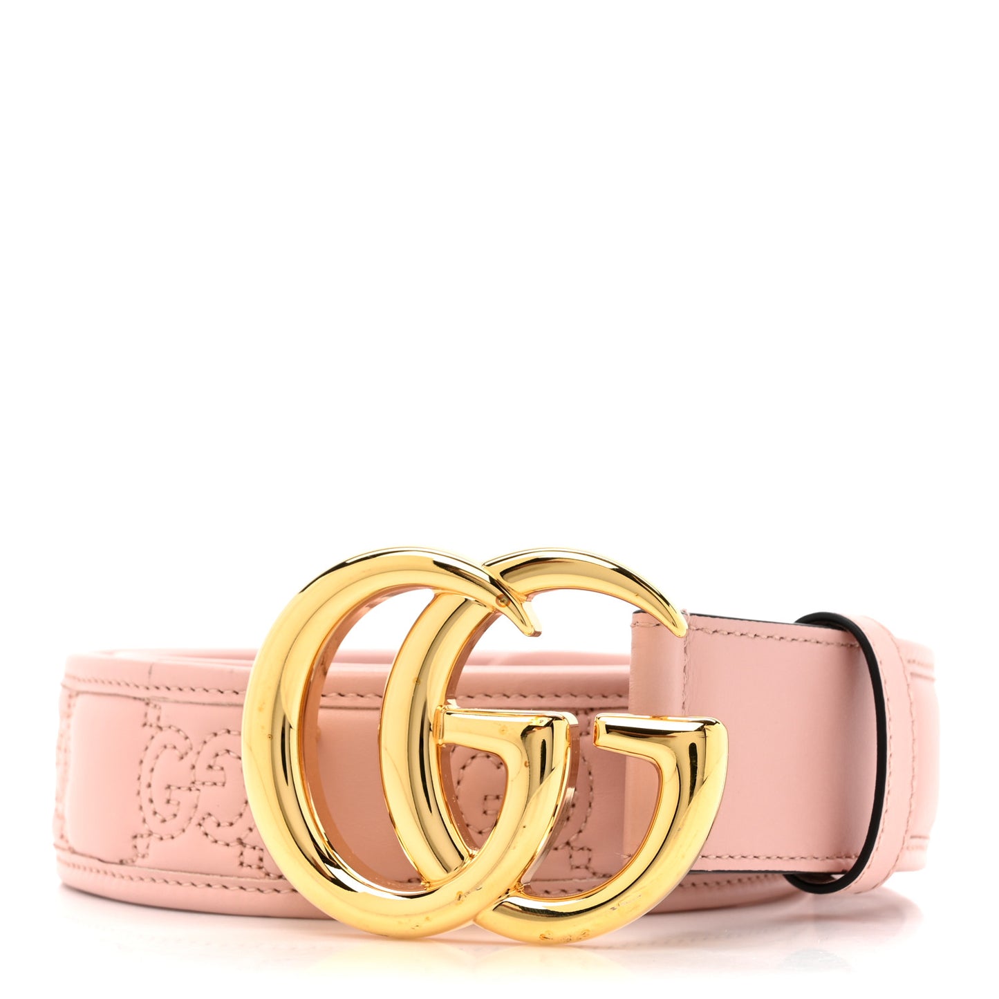 Calfskin GG Matelasse Marmont 40mm Belt 95 38 Perfect Pink