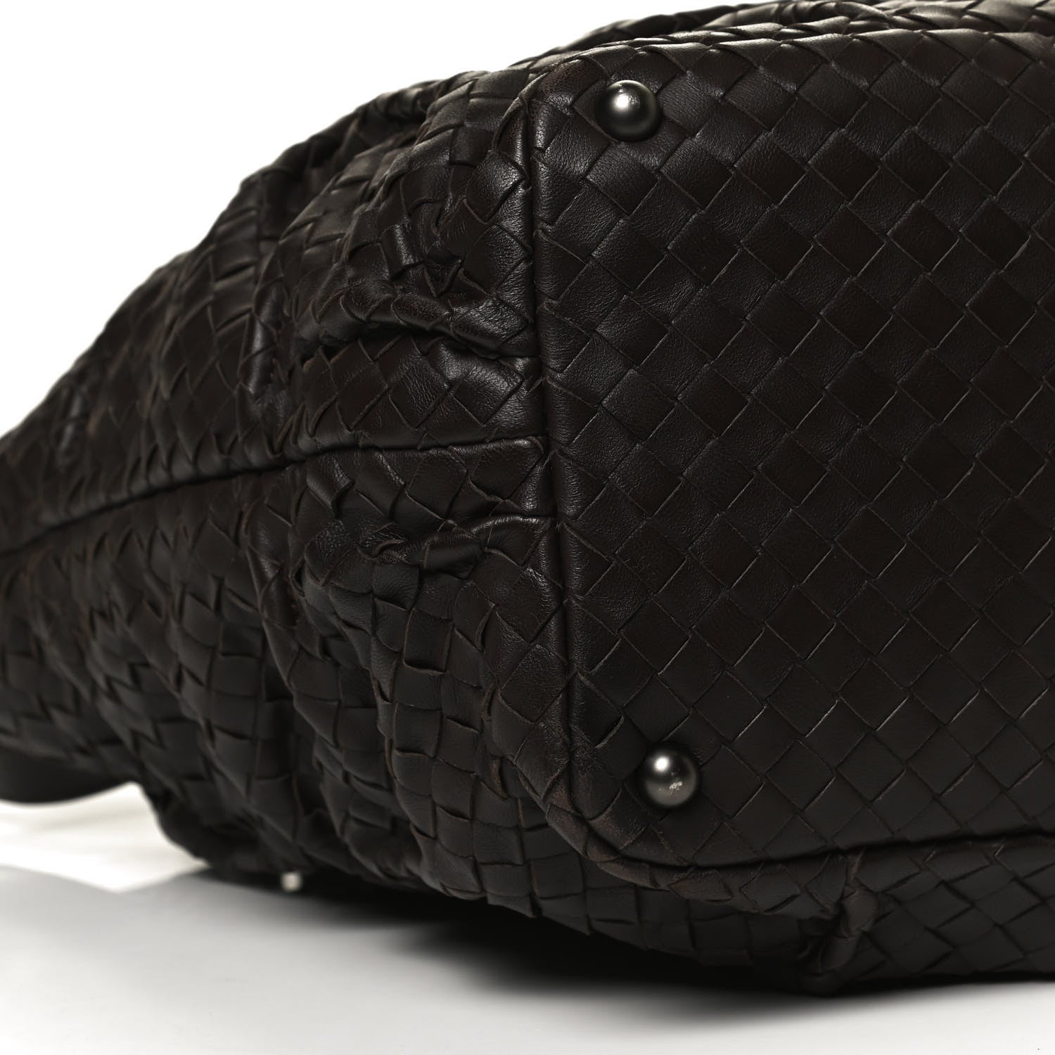 Bottega Veneta Nappa Intrecciato Pleated Tote Ebano 10 of 14