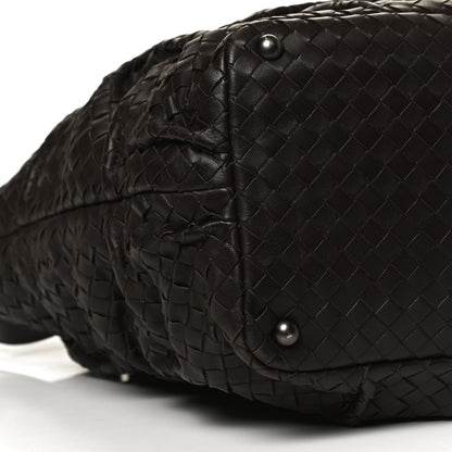Bottega Veneta Nappa Intrecciato Pleated Tote Ebano 10 of 14