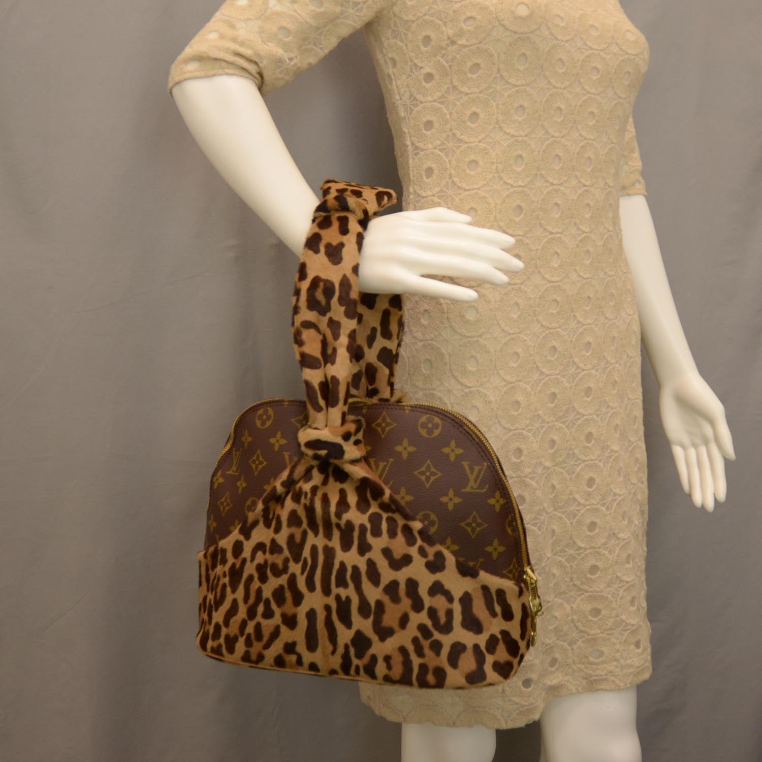 Louis Vuitton Monogram Azzedine Alaia Leopard Alma 2 of 8