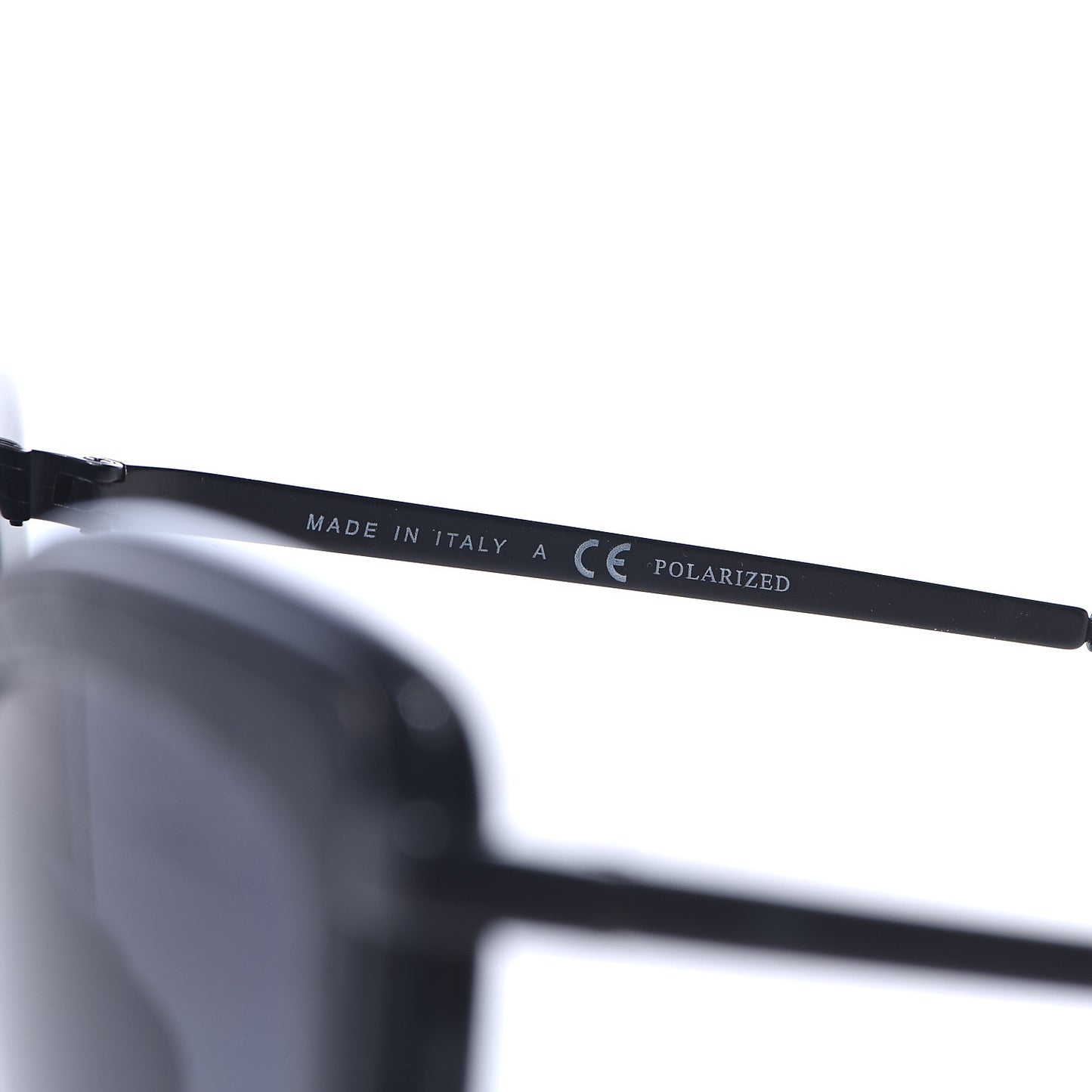 Acetate Polarized Quilted Metal Butterfly Sunglasses 4238-A Black