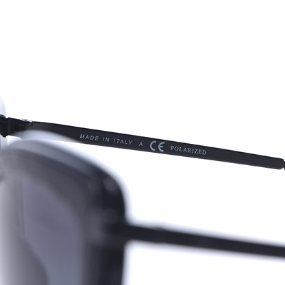 Chanel Acetate Polarized Quilted Metal Butterfly Sunglasses 4238-A Black 6 of 8