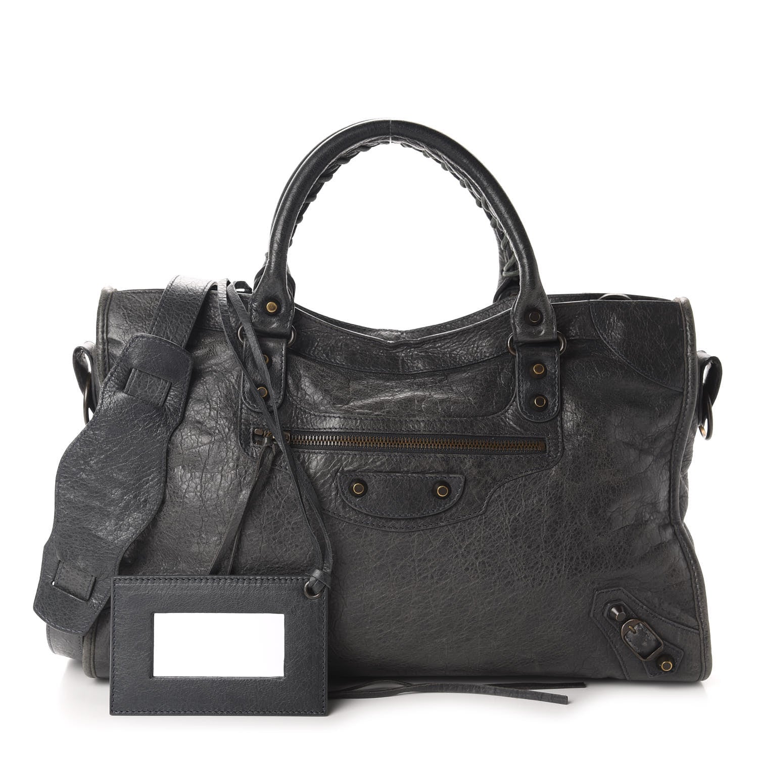 Balenciaga Agneau Classic Hardware City Anthracite 1 of 11