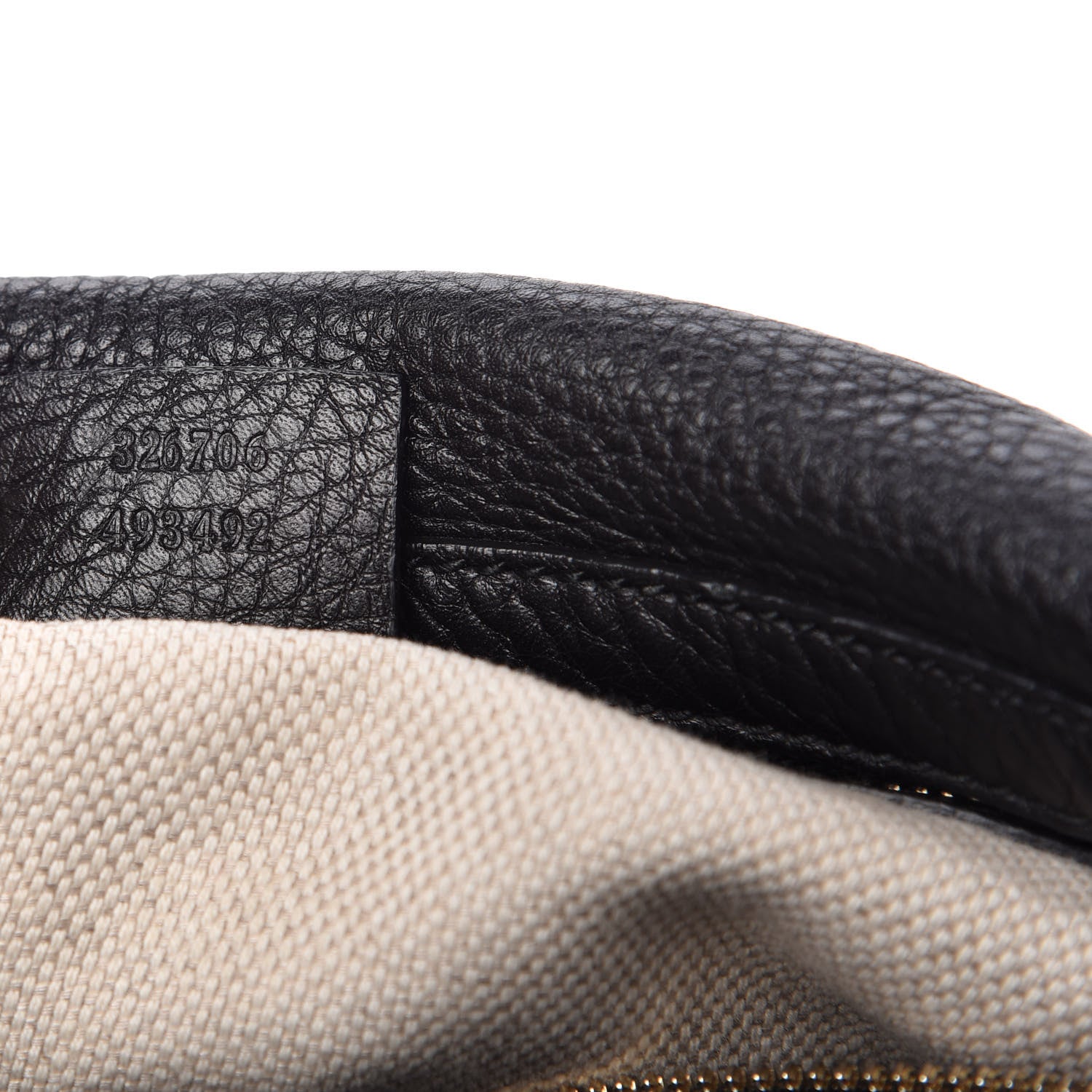 Gucci Pebbled Calfskin Medium Soho Chain Hobo Black 9 of 10