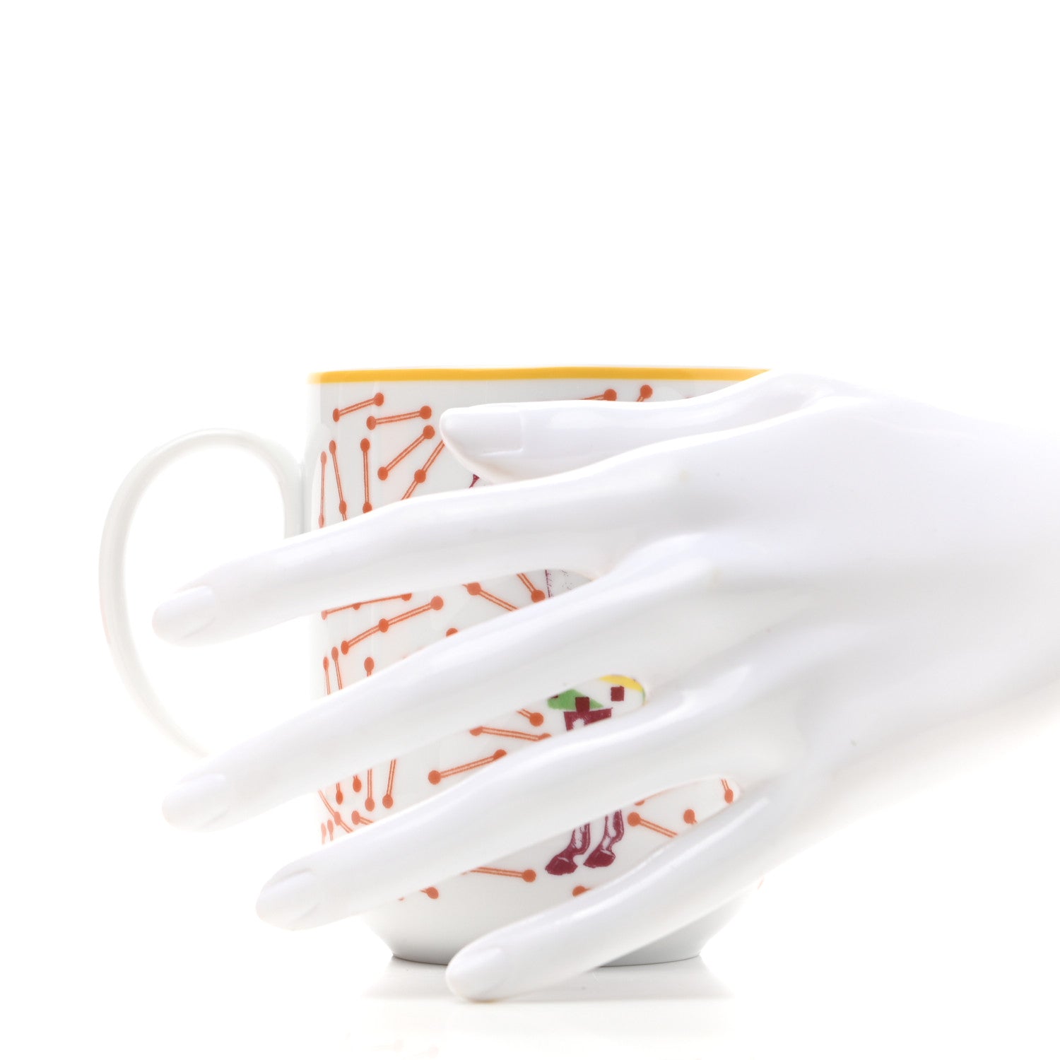 Hermes Porcelain Hippomobile Mug 2 of 6