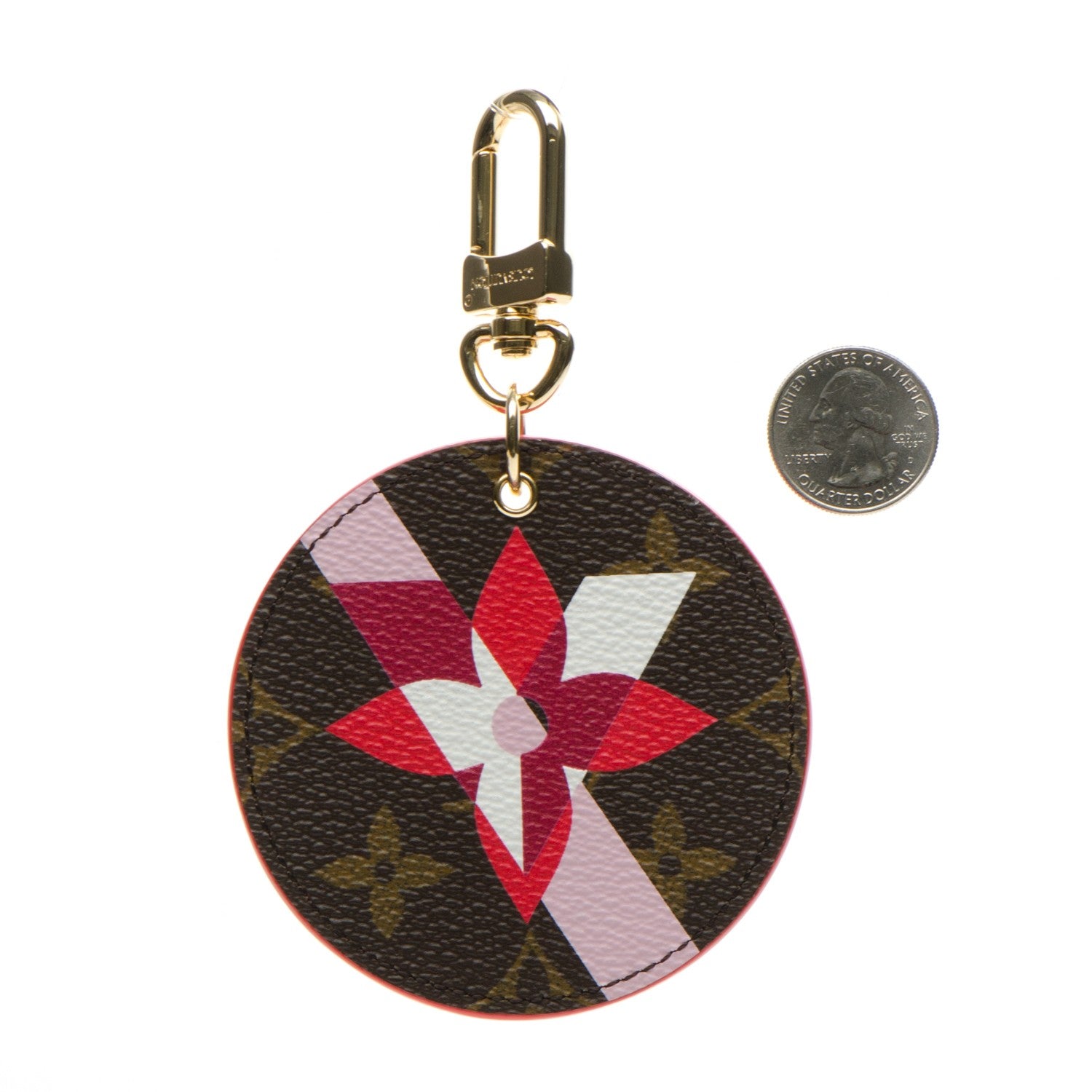 Louis Vuitton Monogram Illustre Totem Bag Charm Key Holder 3 of 5