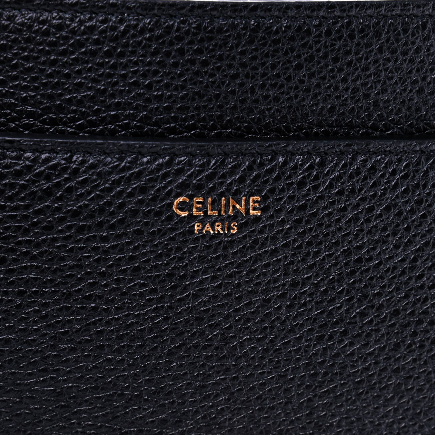 Celine Grained Calfskin Classique 16 Top Handle Bag Black 8 of 9